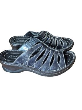 Joseph Seibel Womens Leather Slide Size 35